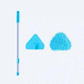 Cozy Cottage 100cm Splicing Triangular Ceiling Mop Lazy Cleaning Wall Mop Kitchen Bathroom Living Room Floor Wipe - Image 10