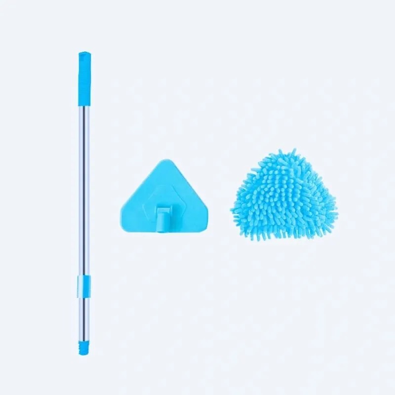 Cozy Cottage 100cm Splicing Triangular Ceiling Mop Lazy Cleaning Wall Mop Kitchen Bathroom Living Room Floor Wipe - Image 10