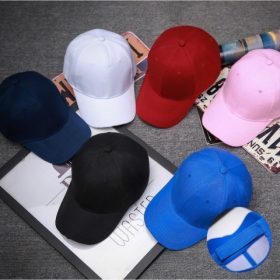 Plain Cap Baseball Casual - White - Image 3