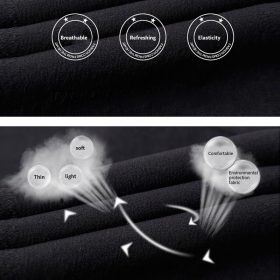 Tracksuit Men / Sport Running Long Pants Men - Zip Nike (Black) - Image 5