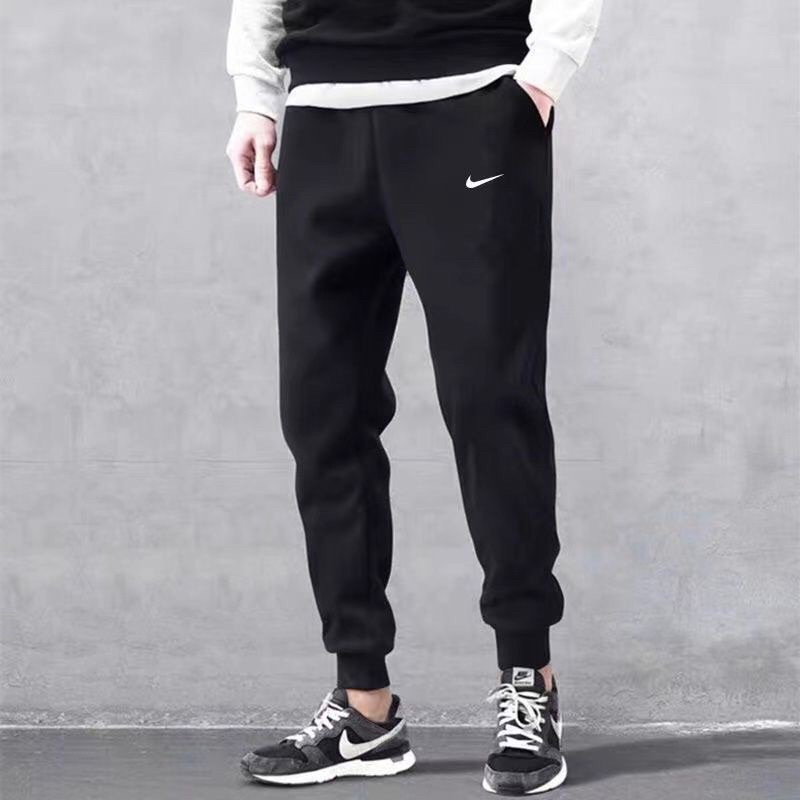 Tracksuit Men / Sport Running Long Pants Men - Jogger Nike (Black) - Image 1