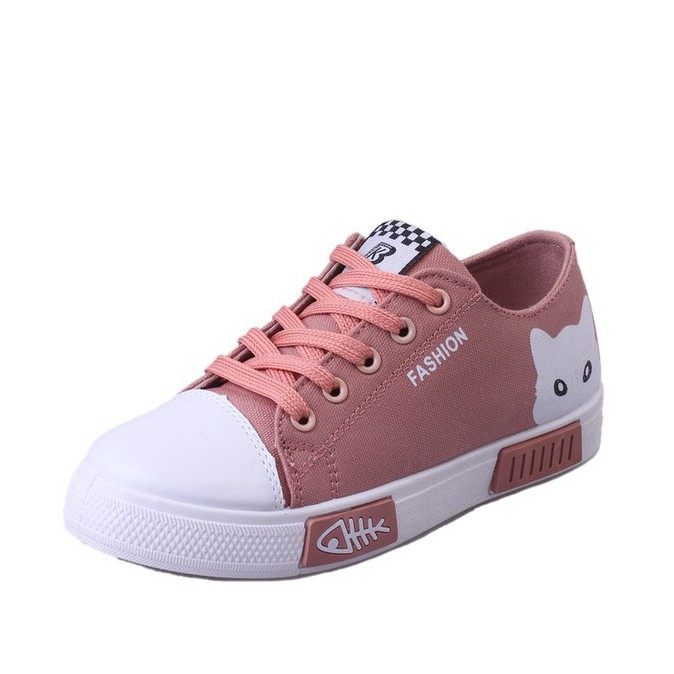 FISH Casual Shoes Sneakers (B-6) - Pink - Image 2