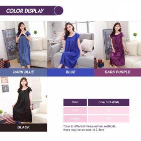 Women's Pyjamas Summer Ladies Sexy Lace Long Dress Sleepwear Robes Nightgown Nightwear Dress - Rose - Image 3