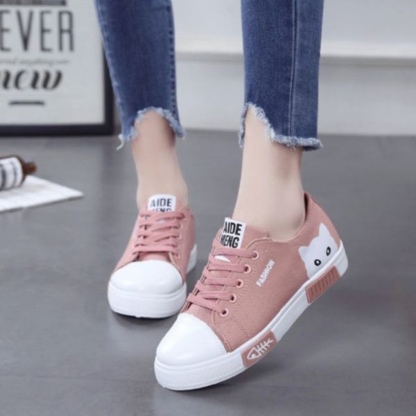 FISH Casual Shoes Sneakers (B-6) - Pink