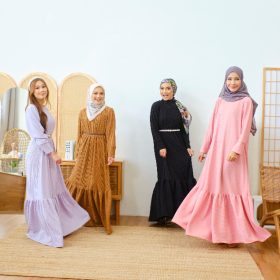 ZUCCA Miley Korea Casual Long Maxi Dress (E003 22200) - Lilac - Image 7