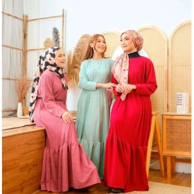 ZUCCA Miley Korea Casual Long Maxi Dress (E003 22200) - Lilac - Image 5