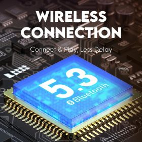 REMAX Headphone Wireless Gaming Headset With Mic RB-680HB Headset Wireless Gaming Headphone With Mic Over Ear Headphones - White - Image 5