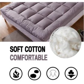 Thicker Tatami Mattress Topper Mattress Cotton Single/Queen/King Size Spring Four Seasons Matress Foldable Mattress - Image 3