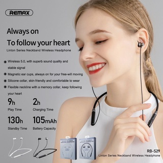 REMAX Earphone Sport Earphone Wireless RB-S29 Bluetooth Earphone Sport Neckband Earphone Wireless Earphone For Sports