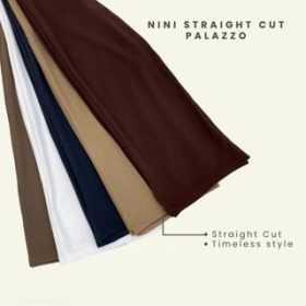 ZUCCA Nini Straight Cut Palazza (L023 00120) - Dark Brown - Image 3