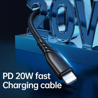 MCDODO CA-8460 Greased 20W USB Type C to I-Cable with PD Fast Charger 1.2M - Black