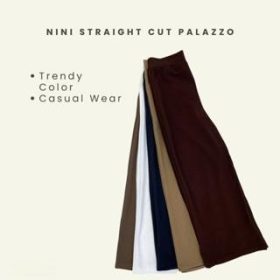 ZUCCA Nini Straight Cut Palazza (L023 00120) - Dark Brown - Image 4