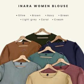 ZUCCA Inara Women Blouse (ZW046) - Green - Image 7