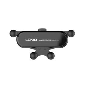 LDNIO MG03 Gravity Sensor Mechanical Air Vent Universal Car Mount 360 Degree Rotation Phone Holder - Black - Image 7