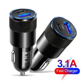 66W USB C Car Charger Quick Charge 3.0 Type C PD Fast Charging Phone Adapter For iP 13 12 11 Pro Max - Rose - Image 8