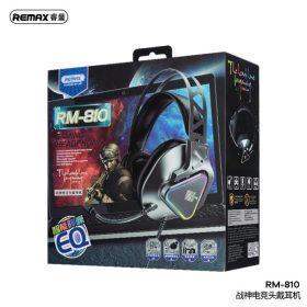 REMAX Gaming Headphone Wired Headphone With Mic RM-810 RGB Headphone Gaming Wired Headphones USB Gaming Headset With Mic - Image 4