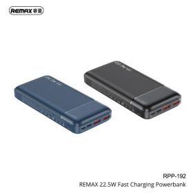 REMAX Powerbank 20000mAh Powerbank Remax RPP-192 PD Powerbank Fast Charging Type C Powerbank Type C Output Fast Charging - Blue - Image 3