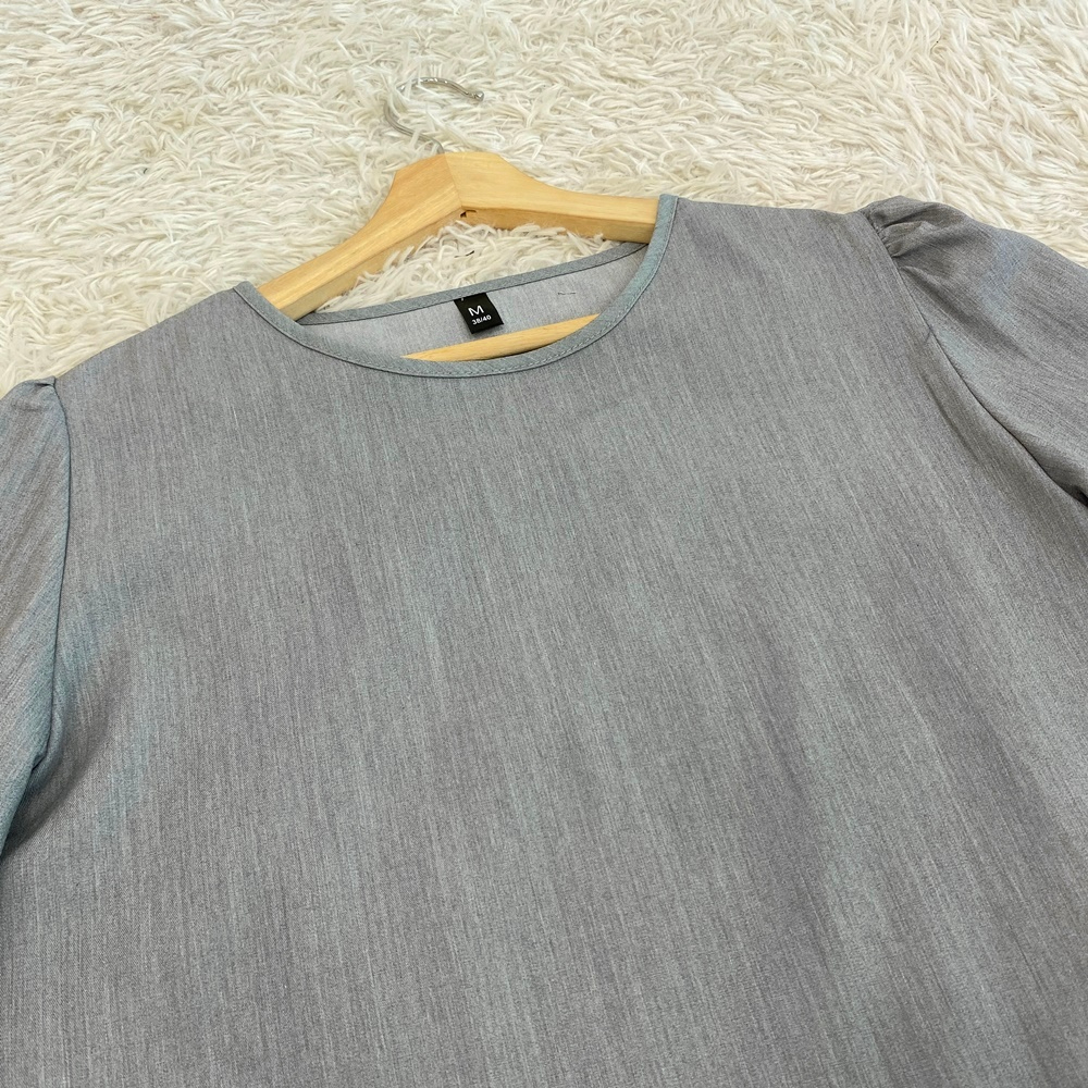 ZUCCA Inara Women Blouse (ZW046) - Light Grey - Image 1