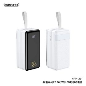 REMAX 80000mAh Powerbank PD Powerbank Type C Output RPP-266 Type C Powerbank 20W Powerbank - Image 1