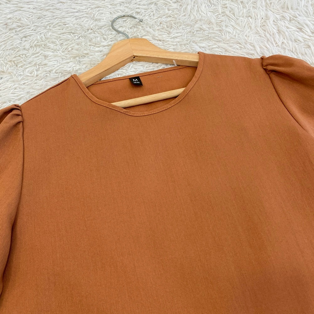 ZUCCA Inara Women Blouse (ZW046) - Brown - Image 1