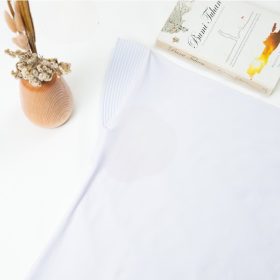 By ADINDA Bergo Sport Jilbab Voly Instant Hijab Sporty Hijab Premium Jersey Material Suitable For School Sports Volleyball - White - Image 1