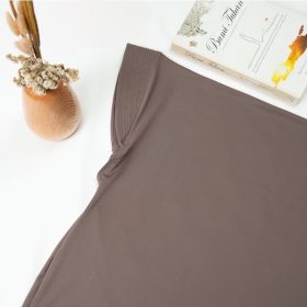 By ADINDA Bergo Sport Jilbab Voly Instant Hijab Sporty Hijab Premium Jersey Material Suitable For School Sports Volleyball - Moca