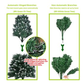 Green Pointed Christmas Tree Slender Slim Pen Tree Christmas decor Xmas tree 5 feet - Image 4
