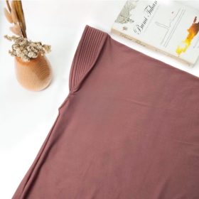 By ADINDA Bergo Antem Bergo Jersey Cover Chest/Instant Hijab Pet - Dusty Pink