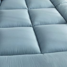 Mattress Topper Queen/King/Single Mattress Foldable Mattress Soft - Blue - Image 8