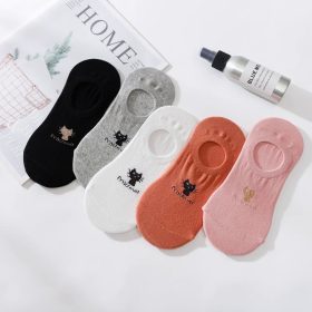 Cartoon Women's socks Korean Style Cute Socks (Non-slip) - Pink - Image 8