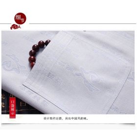 Chinese Style Cotton Linen Embroidery Dragon Shirt Plus Size Tops Men CNY T-shirt Short Sleeve Blouse Clothes - White - Image 5