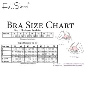 FallSweet Women Minimizer Bras Plus Size Brassiere Push Up Wireless - Green - Image 3