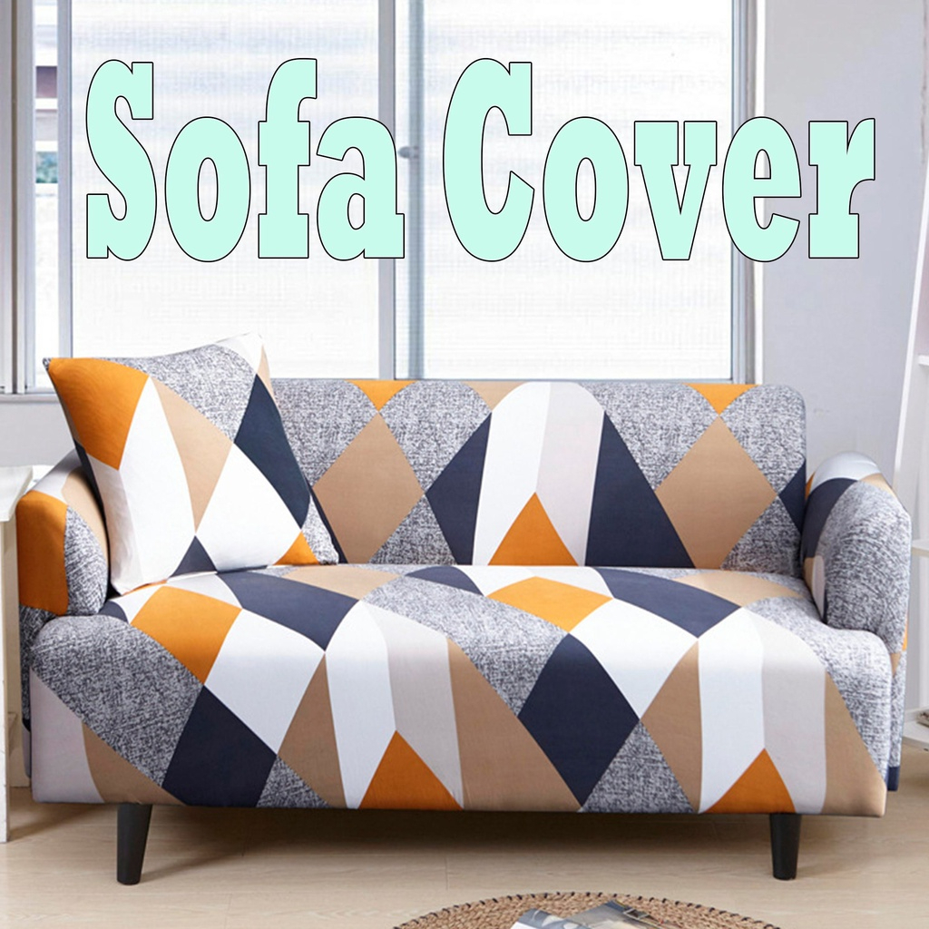 Super Soft Sofa Cover Dust-proof Polyester Durable Elastic Fabric - Design E - Image 3