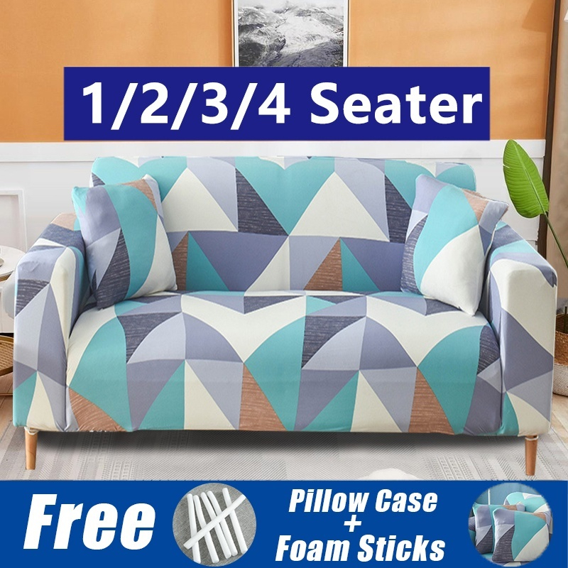 Super Soft Sofa Cover Dust-proof Polyester Durable Elastic Fabric - Design B - Image 1