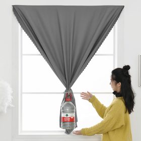 100% Blackout Curtain Blackout Living Room Bedroom Thermal Insulated - Blue - Image 8