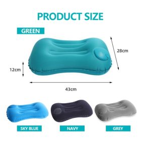 Portable Waterproof Sleeping Bag Camping Portable Bed Outdoor Warm for Outdoor Camping Hiking Travel - Sky Blue Pillow - Image 2