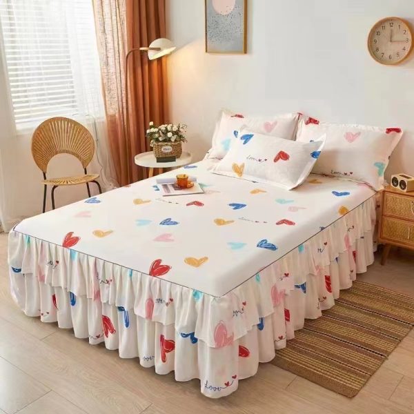 3 -in-1 Set Queen Size Ropol Bedsheet - H10