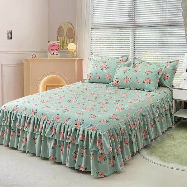 3 -in-1 Set Queen Size Ropol Bedsheet - H11