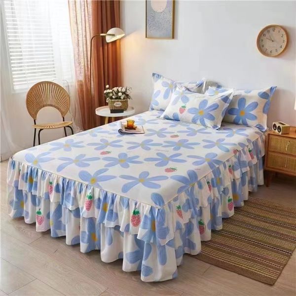 3 -in-1 Set Queen Size Ropol Bedsheet - H4