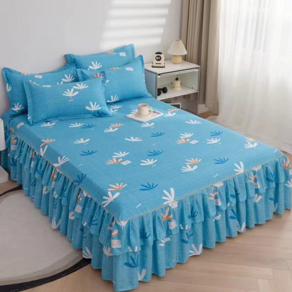 3 -in-1 Set Queen Size Ropol Bedsheet - H6