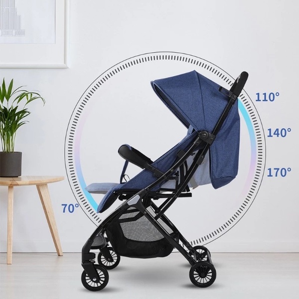High Quality Magic stroller baby 360 Rotating 3-way portable easy carry 0-12 years Foldable Kids Stroller S2 - Blue