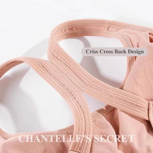 M-XL Sports Bra Wireless Seamless Push Up Fashion Lingerie Yoga Fitness Bra Outdoor - Green