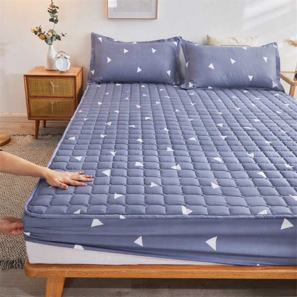 3-in-1 Set Single/ Queen/ King Size Fitted Bed sheet / Flat Sheet - D2