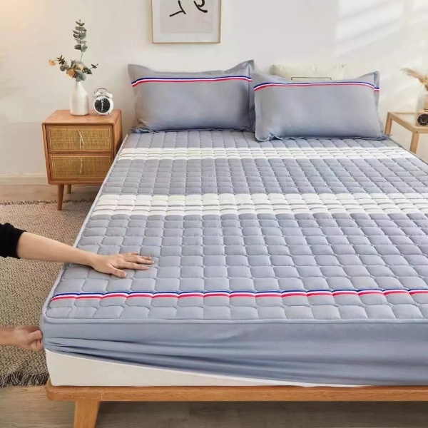 3-in-1 Set Single/ Queen/ King Size Fitted Bed sheet / Flat Sheet - D1