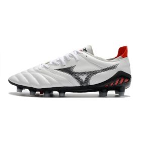 Mizuno Morelia Neo 3 FG Football shoes - White/ Red - Image 2