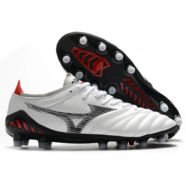 Mizuno Morelia Neo 3 FG Football shoes - White/ Red