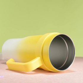 Tumbler Stainless Steel Thermos Flask with Handle Straw (1200ml) - Red - Image 8