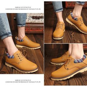 Men's Suede Shoes Casual Shoes Men Boots | Premium Quality - Brown - Image 2