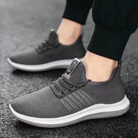 Men's Sport's Sneakers Casual Travel Outdoor S109 - Grey - Image 2