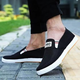 Men's Sport Sneaker Outdoor Travel Casual S309 - Black - Image 5